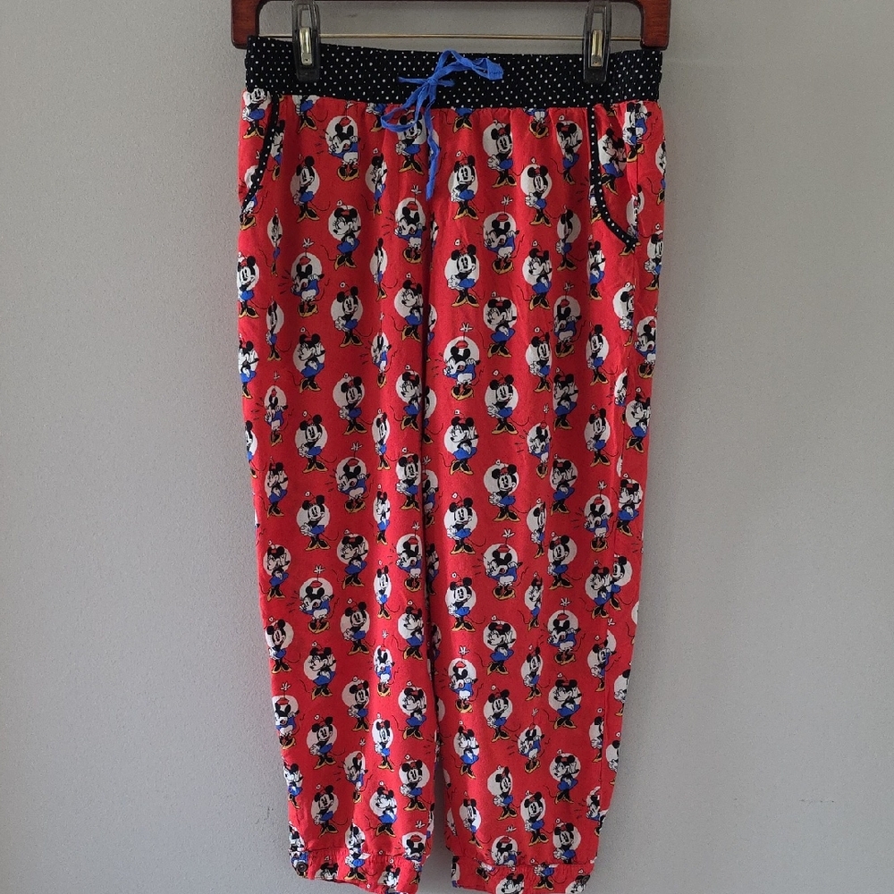 Women's Red Character Print Pajama Pants